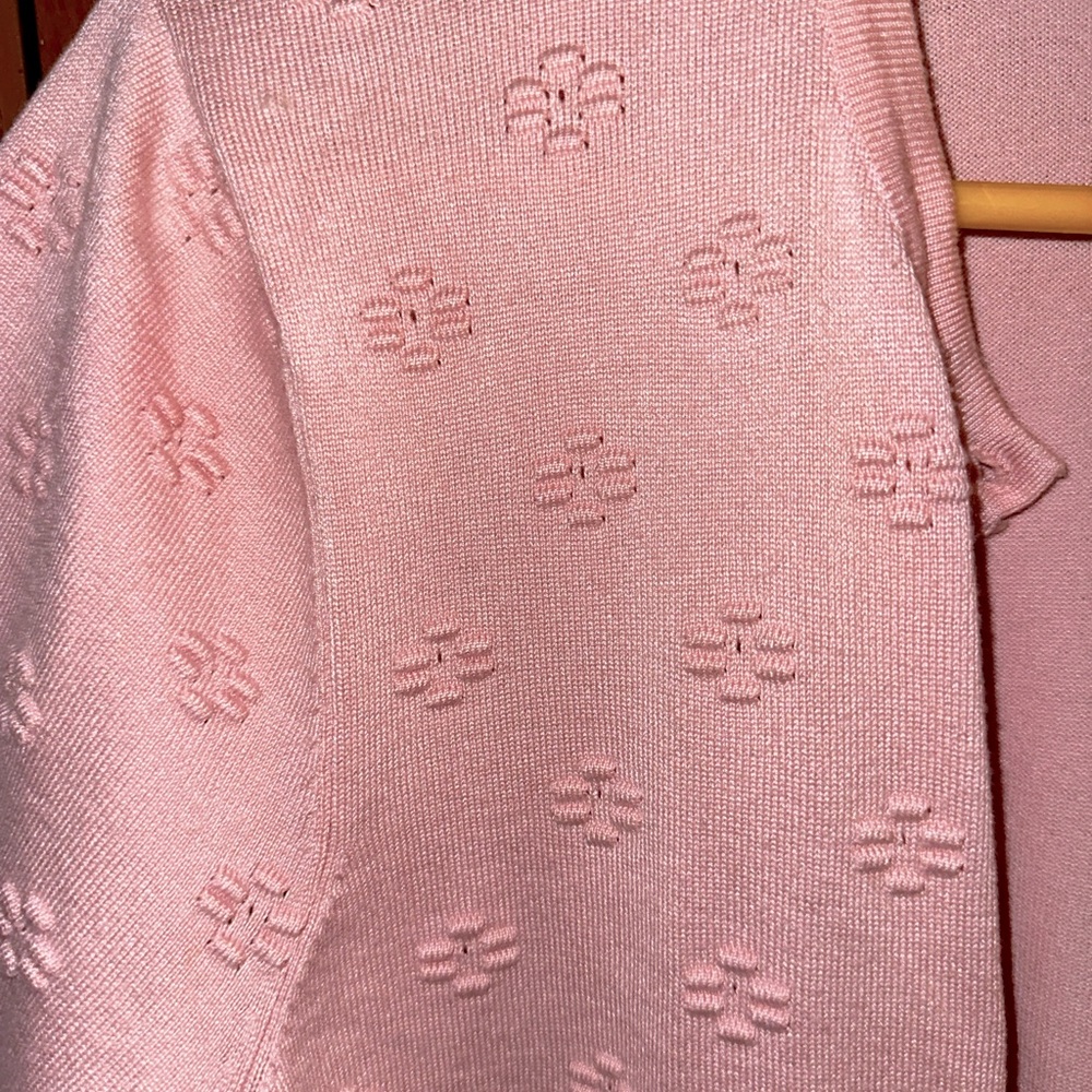 Open Front Button Sweater - image 2